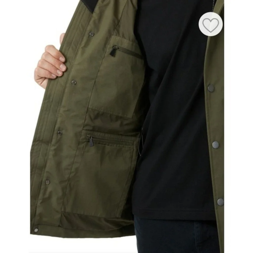 NWT Pajar‎ Ewan Military Green Full Zip Softshell Rain Jacket Mens M Performance